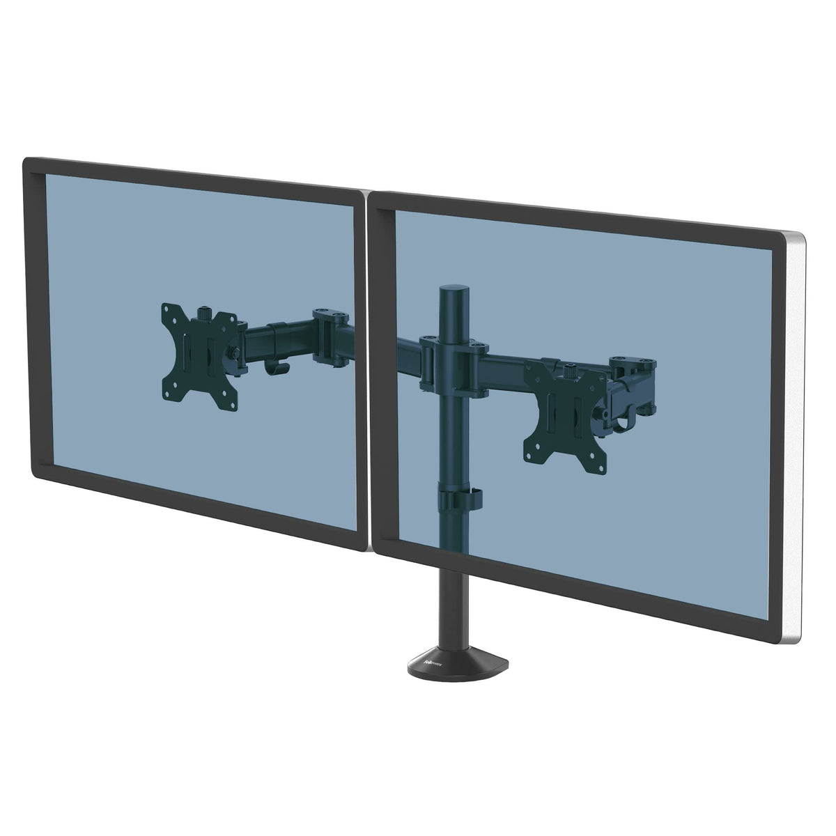 Fellowes 8502601 Reflex Series Adjustable Computer Monitor Stand For 2 Monitors With Dual Monitor Arms, 27 Inch Monitor Capacity
