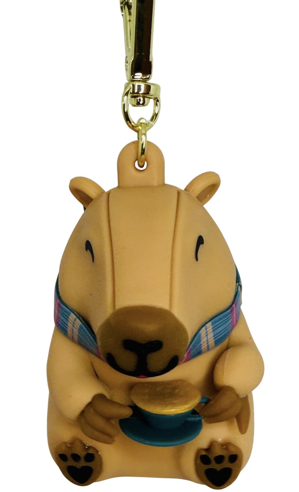 Bath and Body Works Bear with Coffee Coffeebara Pocketbac Hand Sanitzer Holder