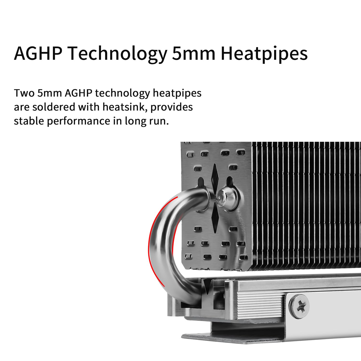 Thermalright Hr10 2280 Ssd Heatsink Cooling,Double Sided Heat Sink,4  5Mm Heatpipes, With Thermal Silicone Pad For 2280 Ssd Pc A