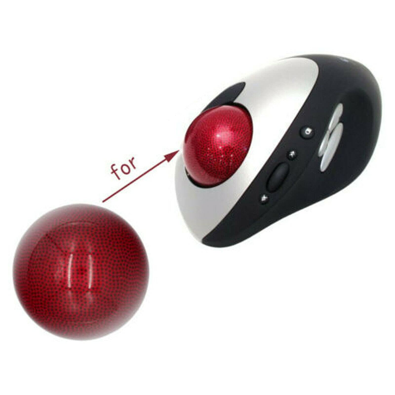 Xhsesa Trackball Mouse Replacement For Logitech Cordless Optical Trackman T Rb22 Mouse Repair Part
