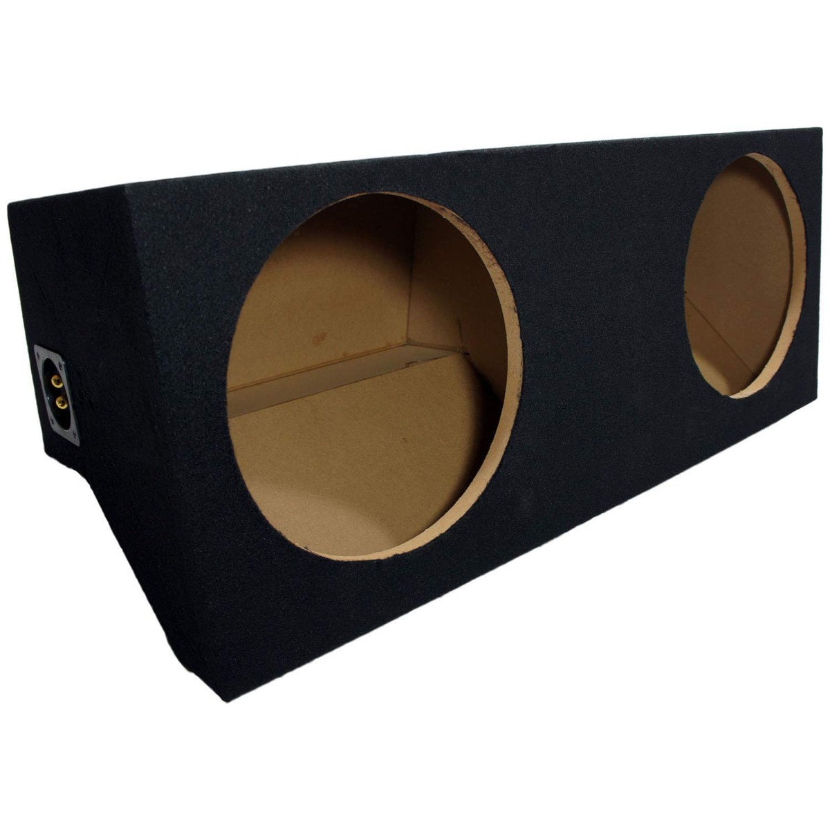 American Sound Connection Asc Ford Mustang Coupe 2005 2014 Dual 12'' Subwoofer Custom Fit Sub Box Speaker Enclosure