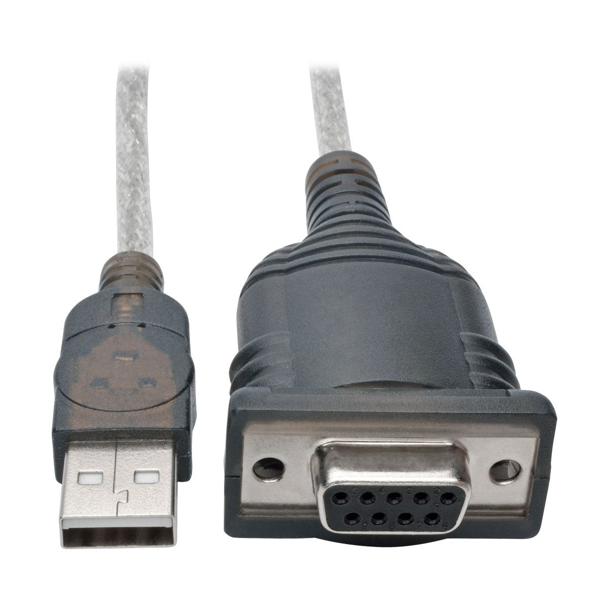 Tripp Lite 18In Usb To Null Modem Serial Adapter Cable Ftdi W/Com Retention M/F 18'' (U209 18N Null)