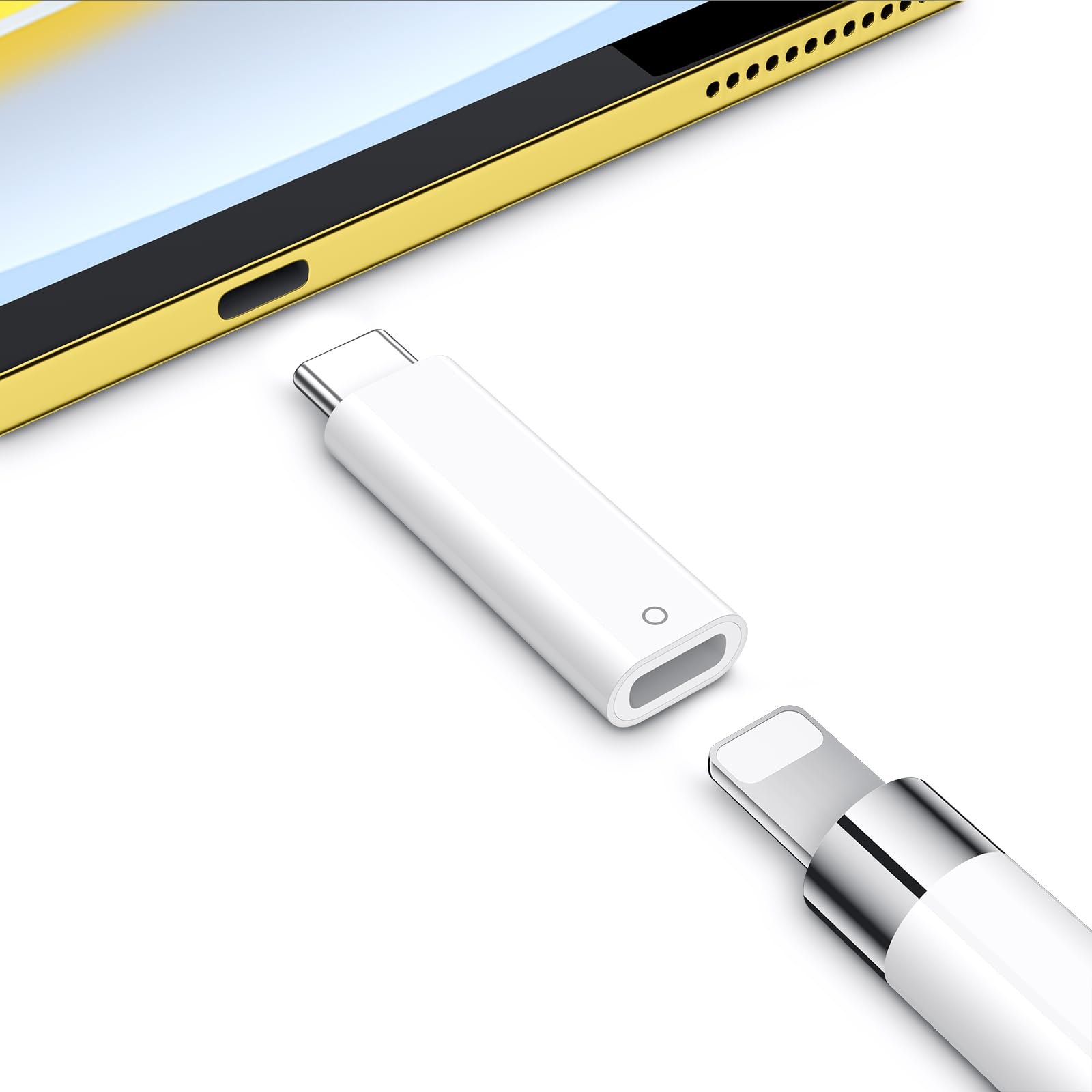 ASKUBSKU USB C Pencil Charger Adapter for Apple Pencil 1st Gen/iPad A16 10