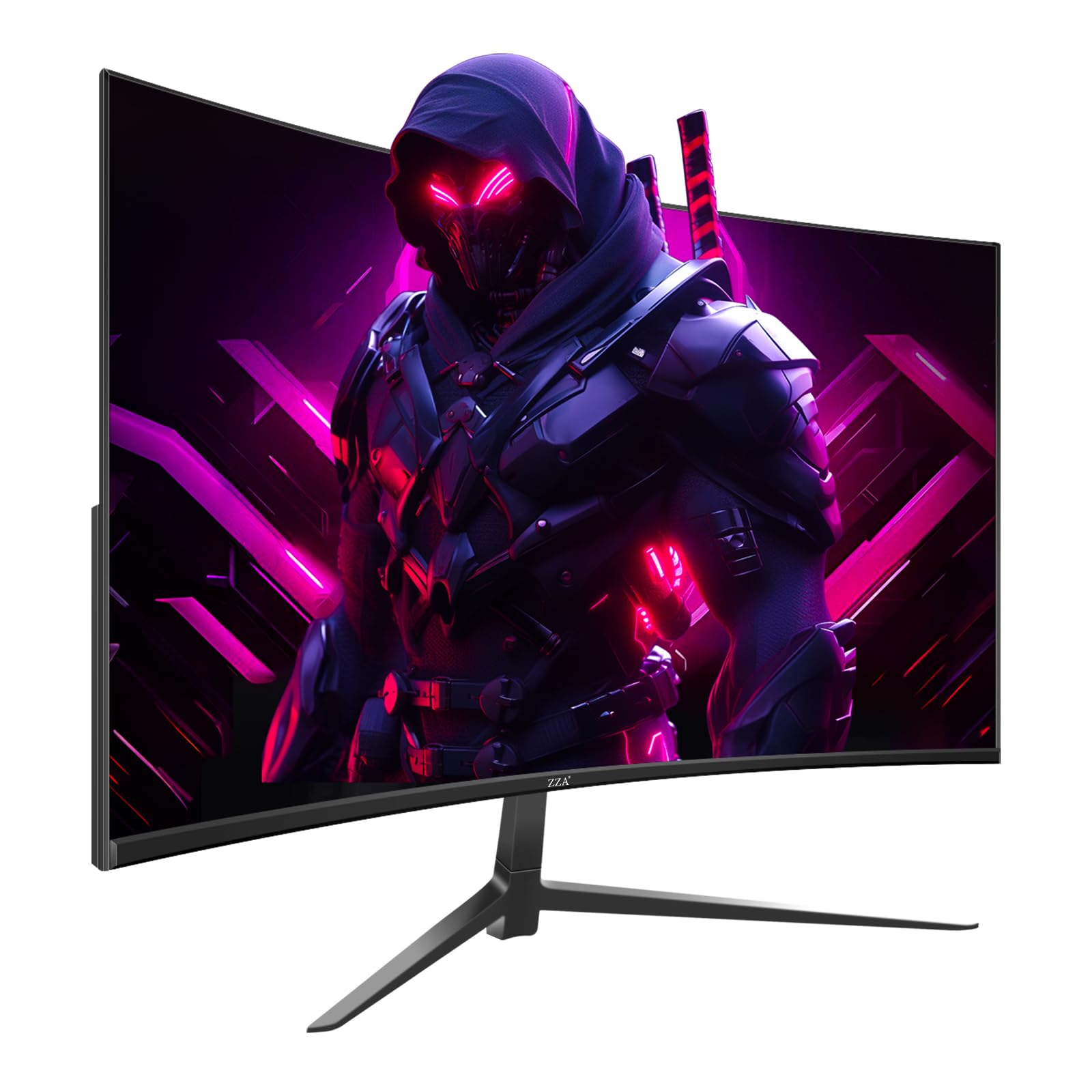 Zza 27 Inch Gaming Monitor,27   Fhd Curved Monitor,280Hz Gaming Monitor,1Ms Computer Monitor,Eye-Care Display With Hdmi,Dp,Fre