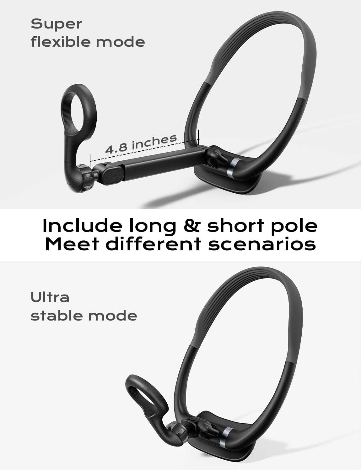 Tazeni Neck Phone Holder For Pov/Vlog Selfie, Magnetic Phone Chest Mount Hands-Free Fit Magsafe Magnetic Neck Mount For Phones W