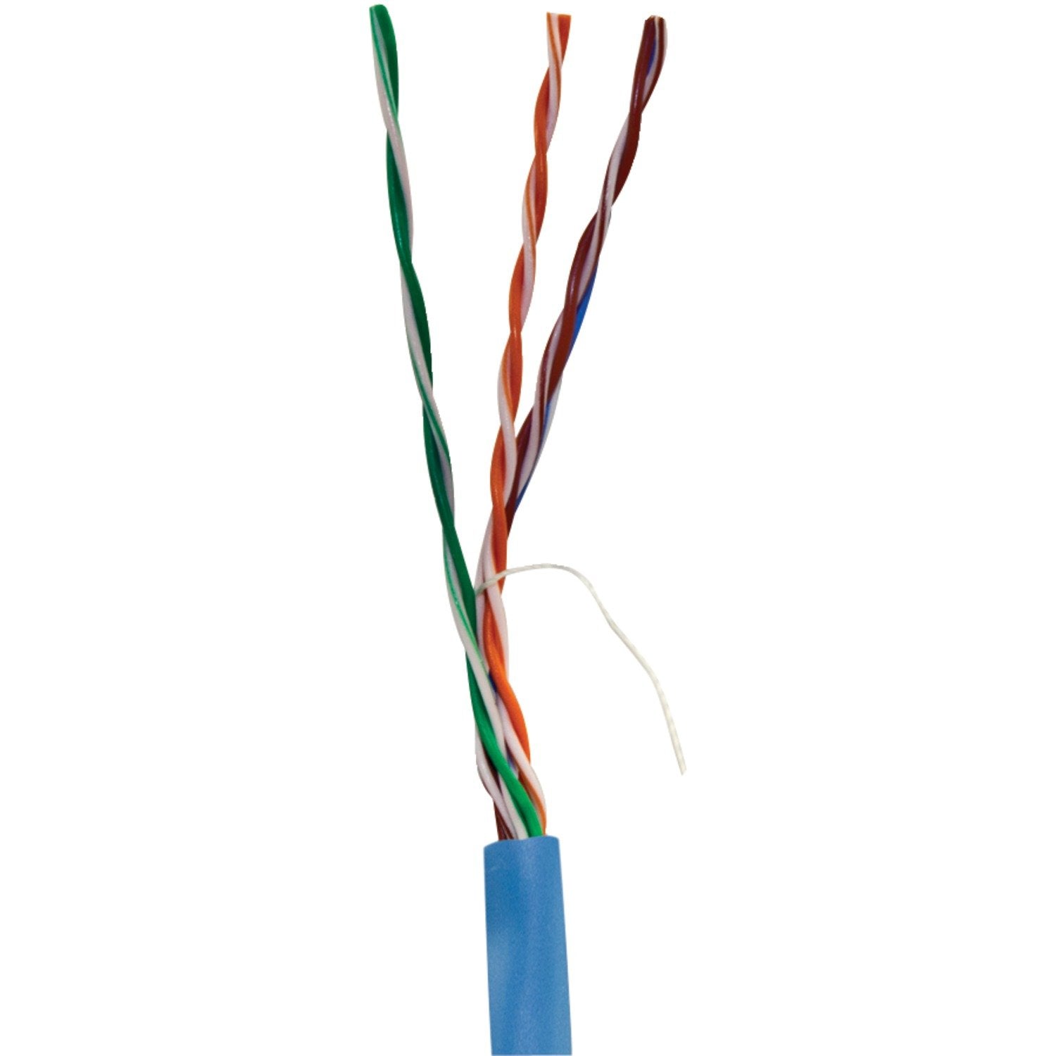 Vericom MBW5U-00932 CAT-5E UTP Solid Riser CMR Cable, 1,000ft (Blue)
