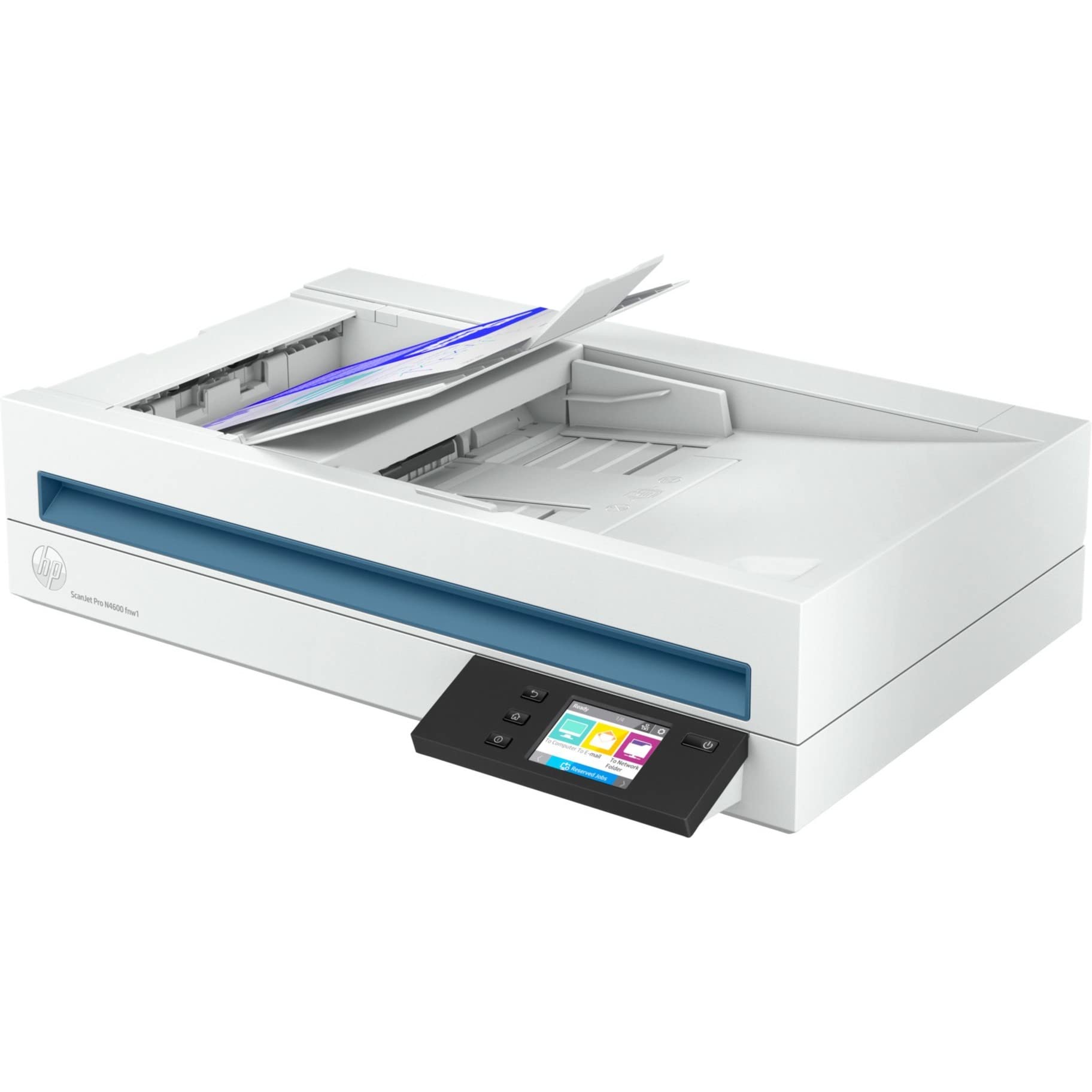 Hp Scanjet Pro N4600 Fnw1, Fast 2 Sided Scanning And Auto Document Feeder With Wireless Connectivity (20G07A)