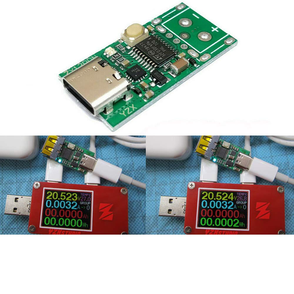 Acxico 1Pcs Type C Usb C Pd2.0 3.0 To Dc Usb Decoy Fast Charge Trigger Poll Detector Charging Module Zy12Pdn Bare Board