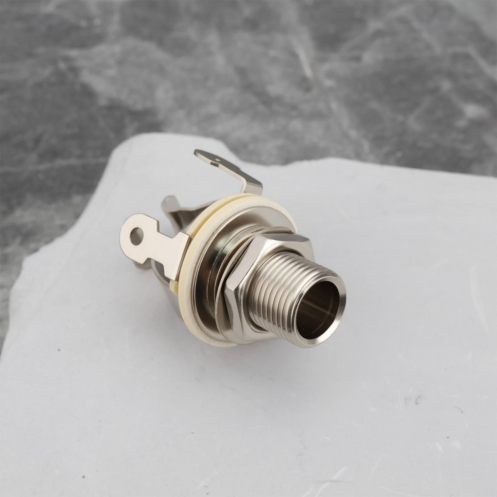 Briny River 3Pcs 1/4 Inch Multi-Contact Mono Output Jack Full-Contact Jack Suitable For Guitar Bass