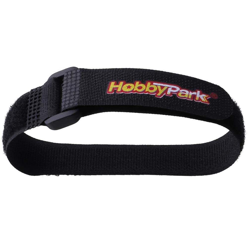 Hobbypark 20X300Mm Rc Battery Straps Cable Straps Reusable Fastening Staps Securing Straps Hook Loop Cinch Cable Ties Down Wraps