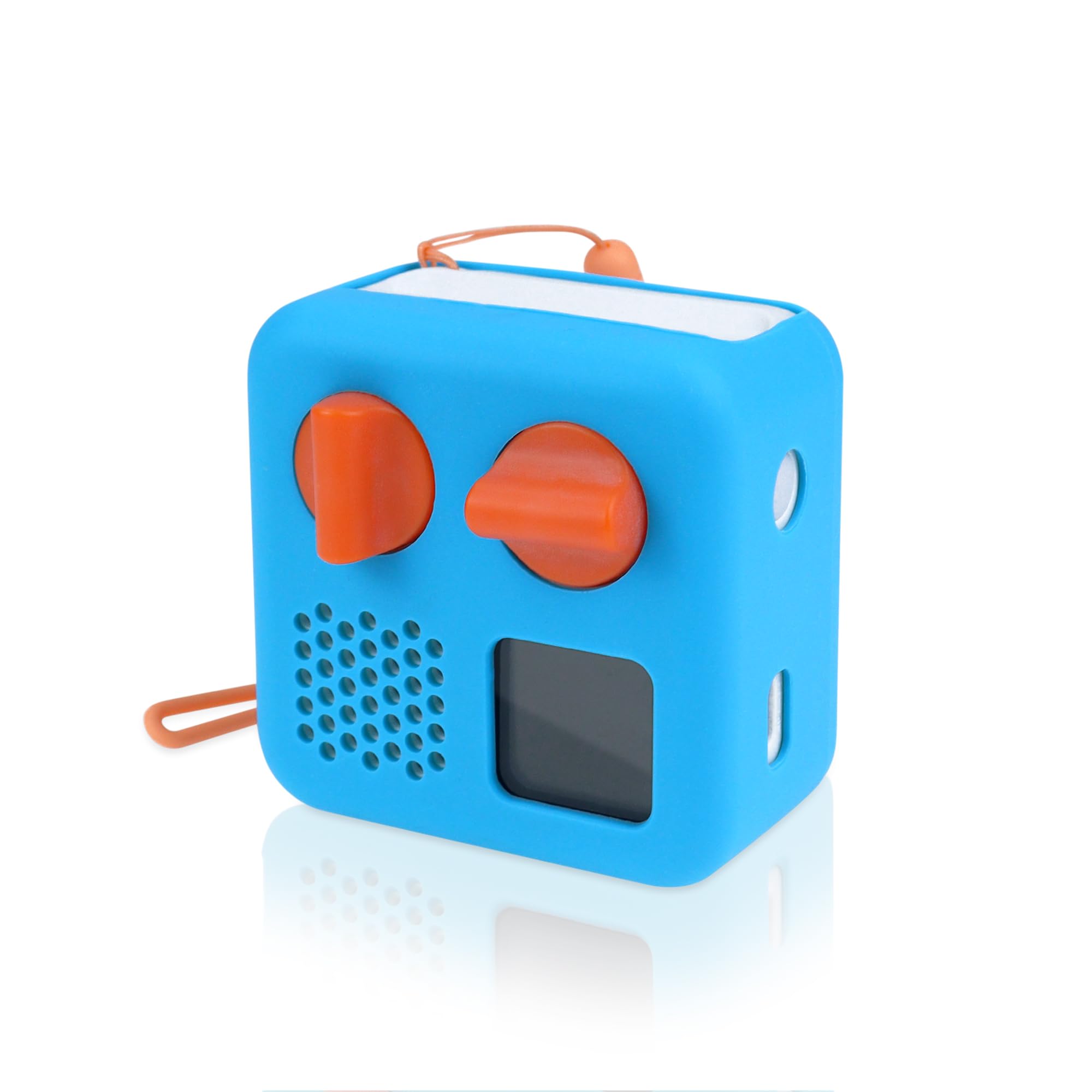 Jacket Compatible With Yoto Mini Player, Blue Silicone Case Compatible With Yoto Mini, Holder Compatible With Yoto Mini, Sleeve