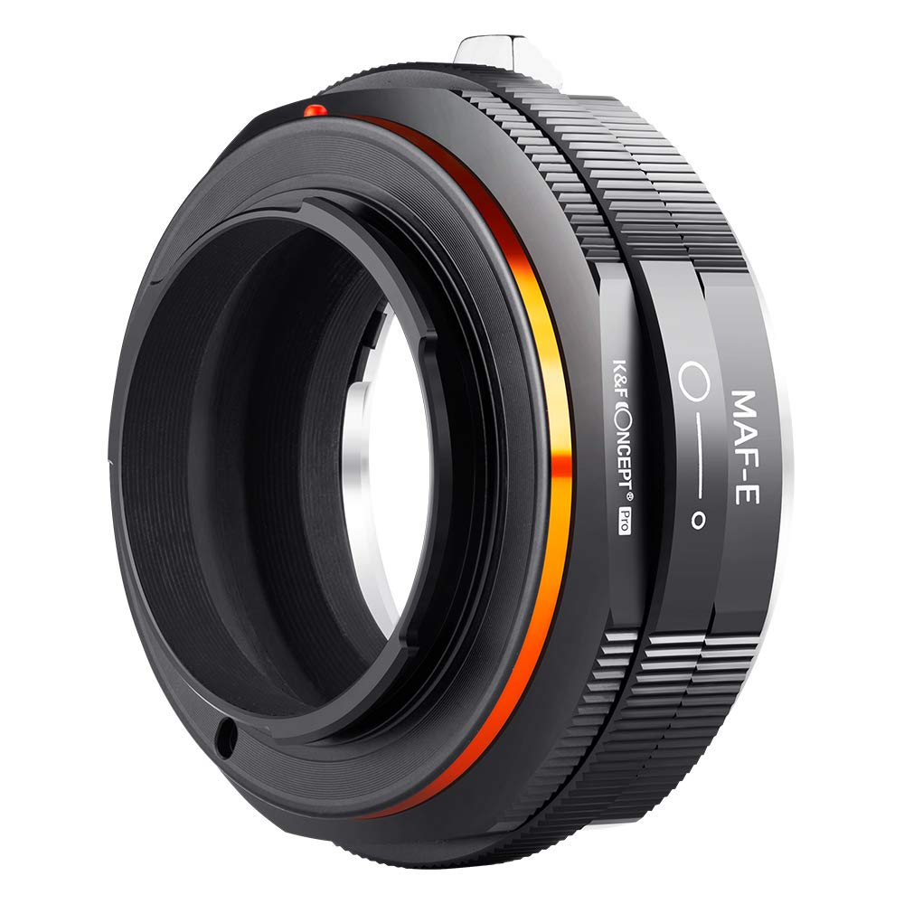 K&F Concept Lens Mount Adapter Compatible For Sony Alpha Minolta Af A Type Lens To Nex E Mount Mirrorless Camera With Matting Varnish Design