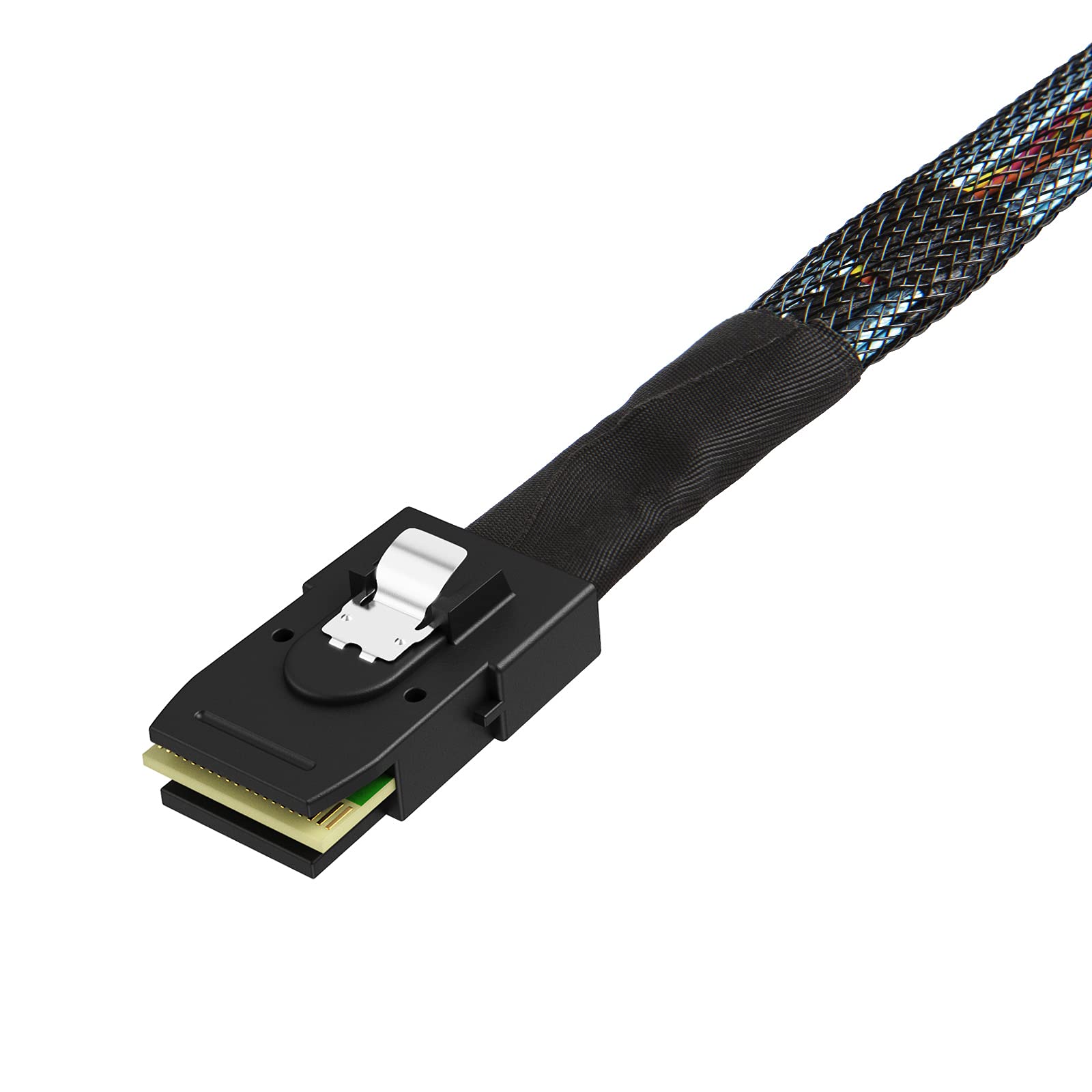 Cablecreation Internal Mini Sas Hd Cable, 1.6Ft Mini Sas Sff 8643 To Mini Sas 36Pin Sff 8087 Cable, Mini Sas 36Pin To Sff 8643 C