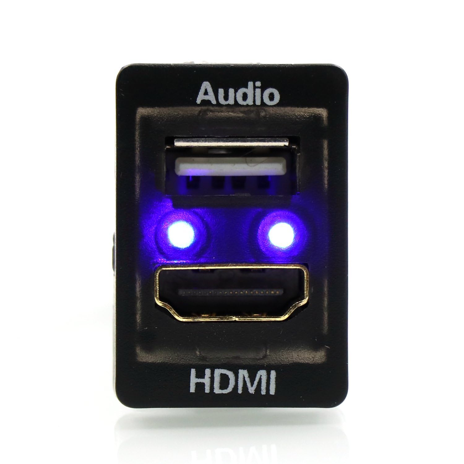 Timloon Hdmi Socket Mount Cable +Usb Audio Input Audio Relay Use For Toyota(Type A)