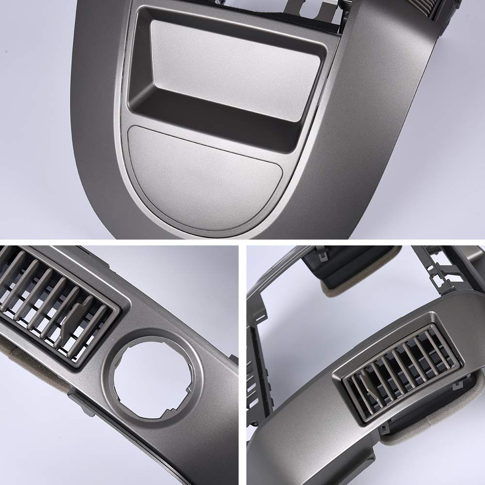 Grand Orange Center Dash Radio Ac Bezel W/O Speaker Bezel Compatible With 2004 2006 Nissan Titan, Armada Se & Xe Without Center