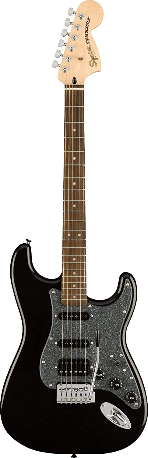Fender Affinity Series Hss Stratocaster With Laurel Fb   Metallic Black