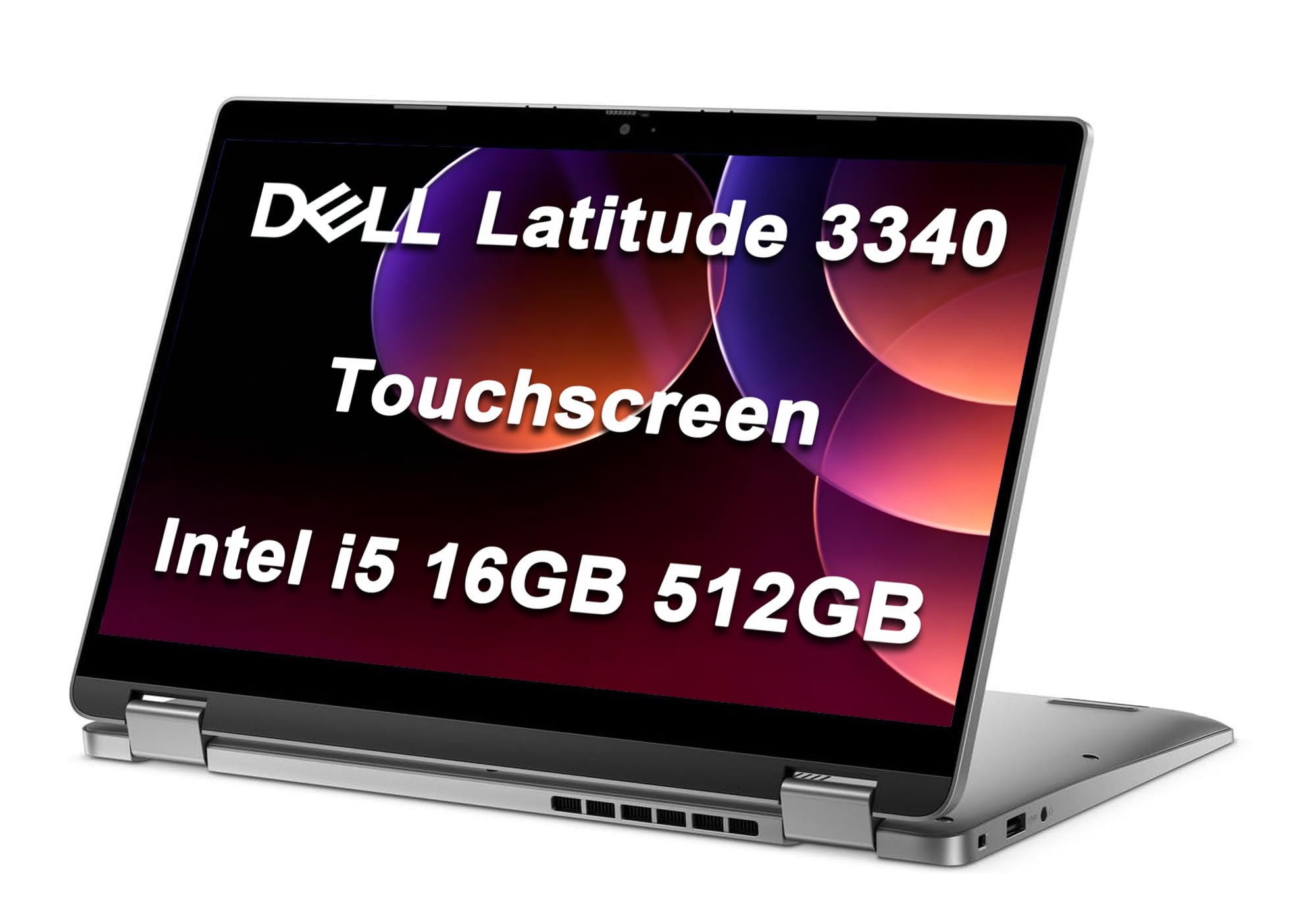 Dell 2-in-1 Business Laptop (13.3 FHD Touchscreen, Intel Core i5-1335U (> i7-1255U), 16GB DDR5 RAM, 512GB SSD), 1080p IR Webcam,
