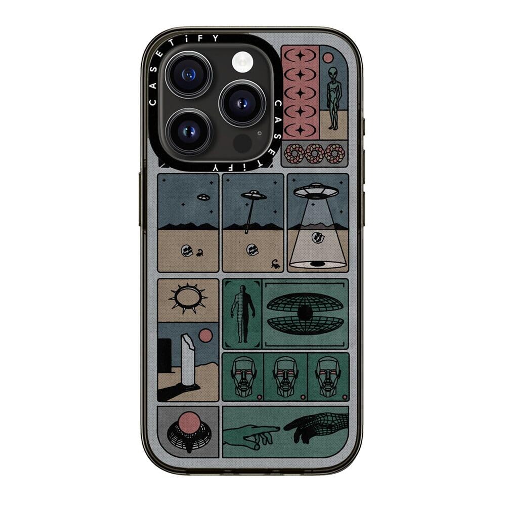 Casetify Compact Iphone 15 Pro Case [2X Military Grade Drop Tested / 4Ft Drop Protection]   Research By Other Minerals   Clear B