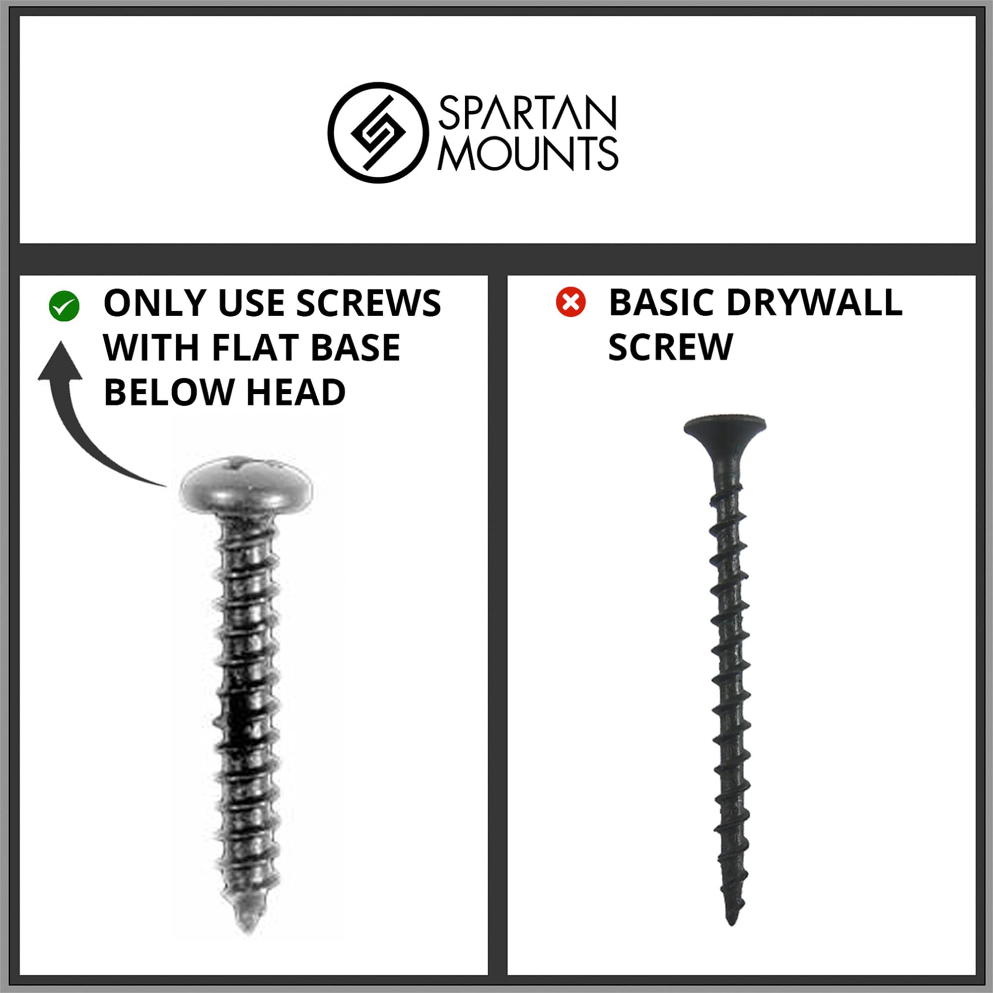 Spartan Mounts Bluetooth Speaker Wall Mount For Tribit Stormbox Full Size Speakers, Low Profile Mount Anywhere Design For Home,