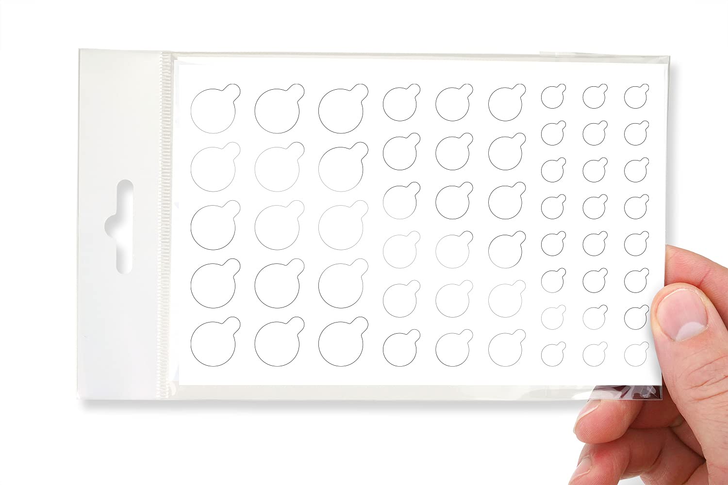 Blocked Webcam/Camera Vinyl Covers | 57 Tabbedlow Tack Restickable Webcam Sticker | Multiple Sizes | White 57 Pack Tabbed (Ultra