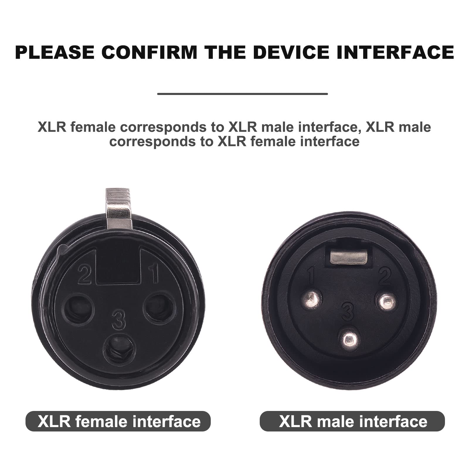 Kaunosta Xlr Audio Cable Microphone Cable 3 Pin Male To Female Balance Audio Xlr Microphone Extension Cable 1M 3Ft For Microphon