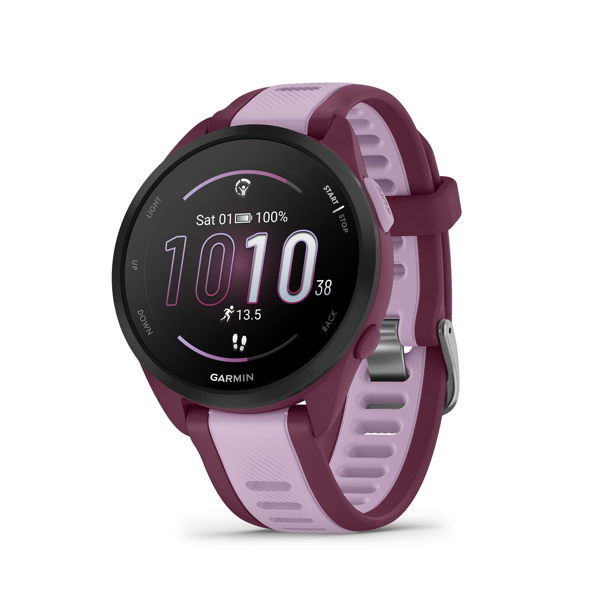 Garmin Forerunner 165 Music, Running Smartwatch, Colorful AMOLED Display, Training Metrics and Recovery Insights, Music on Your 