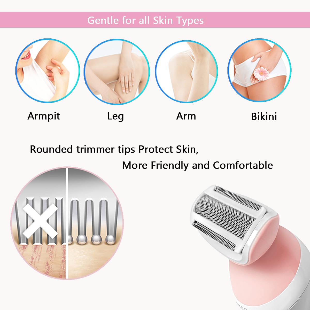 Movelove Brl130 Brl140 Brl126 Replacement Foil Head For Philips Women Trimmer Shaver Brl130 Brl140 Brl126/136/146 Bre620 640 650