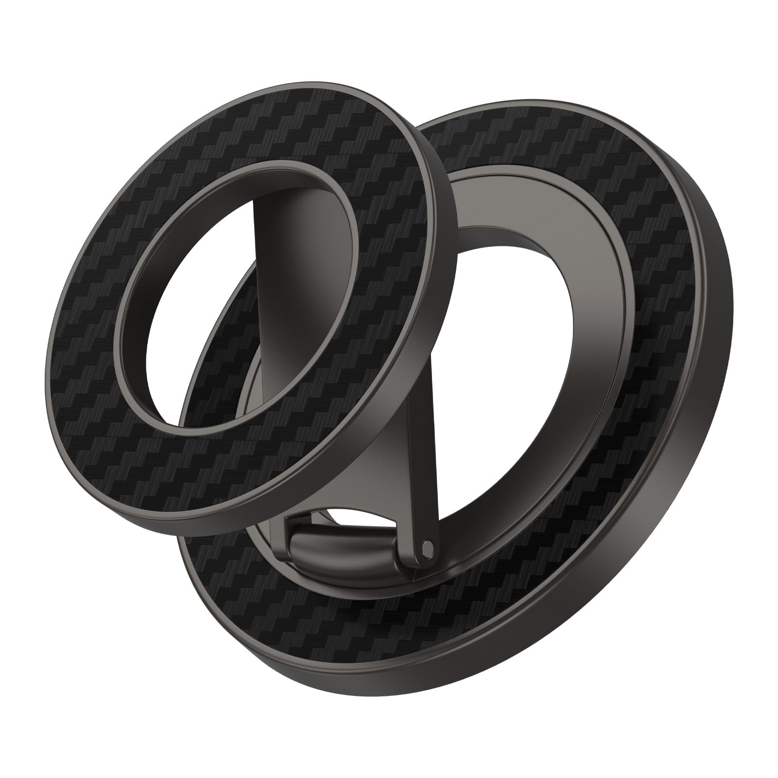 Magnetic Phone Grip Stand MagSafe Ring Holder Gym Finger Ring Magnet Grip Kickstand Dual-Sided Magnetic Car Mount for iPhone 17/