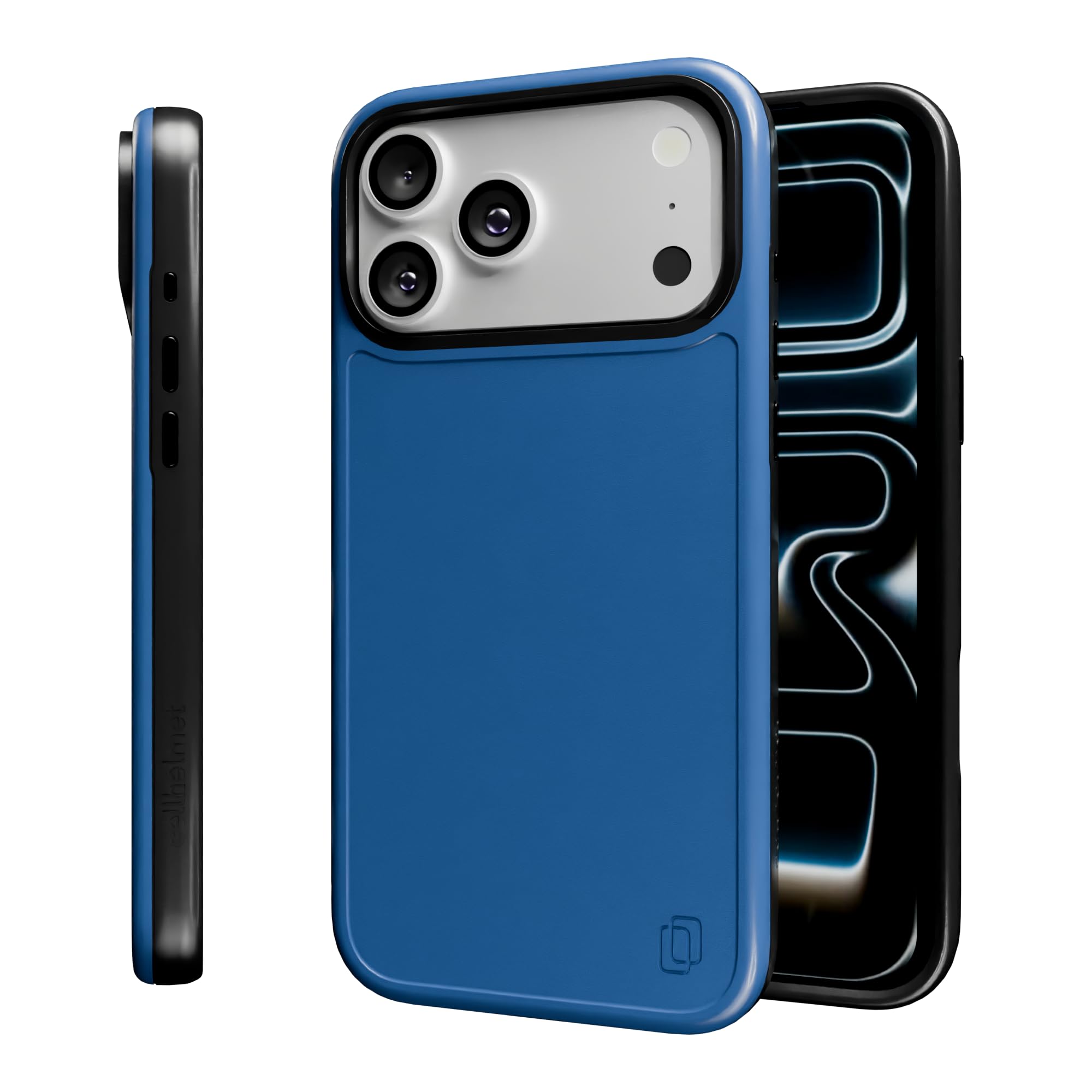 cellhelmet iPhone 17 Pro Max Shockproof Protective Case in Bermuda Blue, MagSafe Compatible, 18-Foot Drop-Test Certified, Slim, 