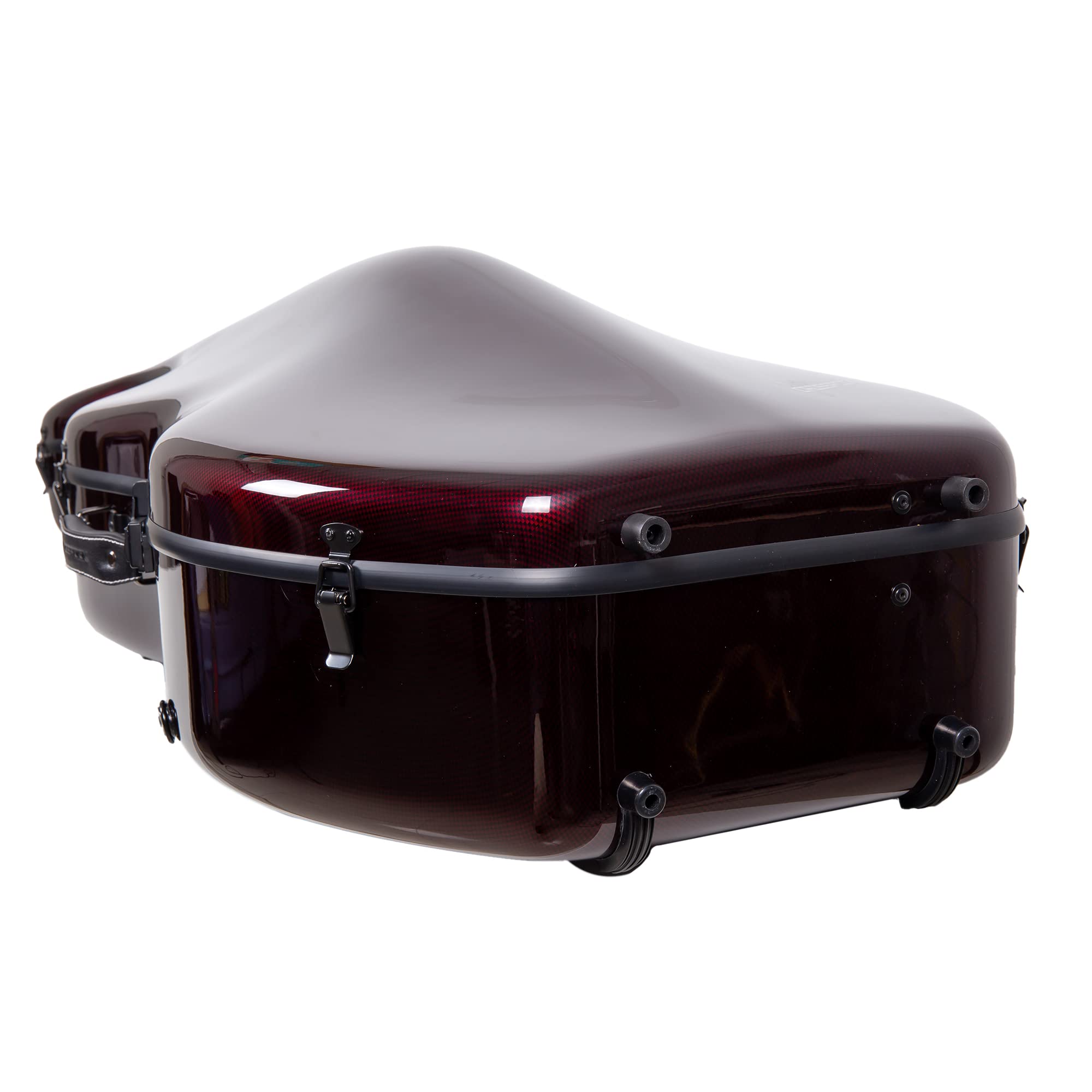 Crossrock Carbon Fiber Cello Case Lightweight As 7.5 Lb, Fit For 4/4 Full Size Cello, Red(Crf3000Cefrd)
