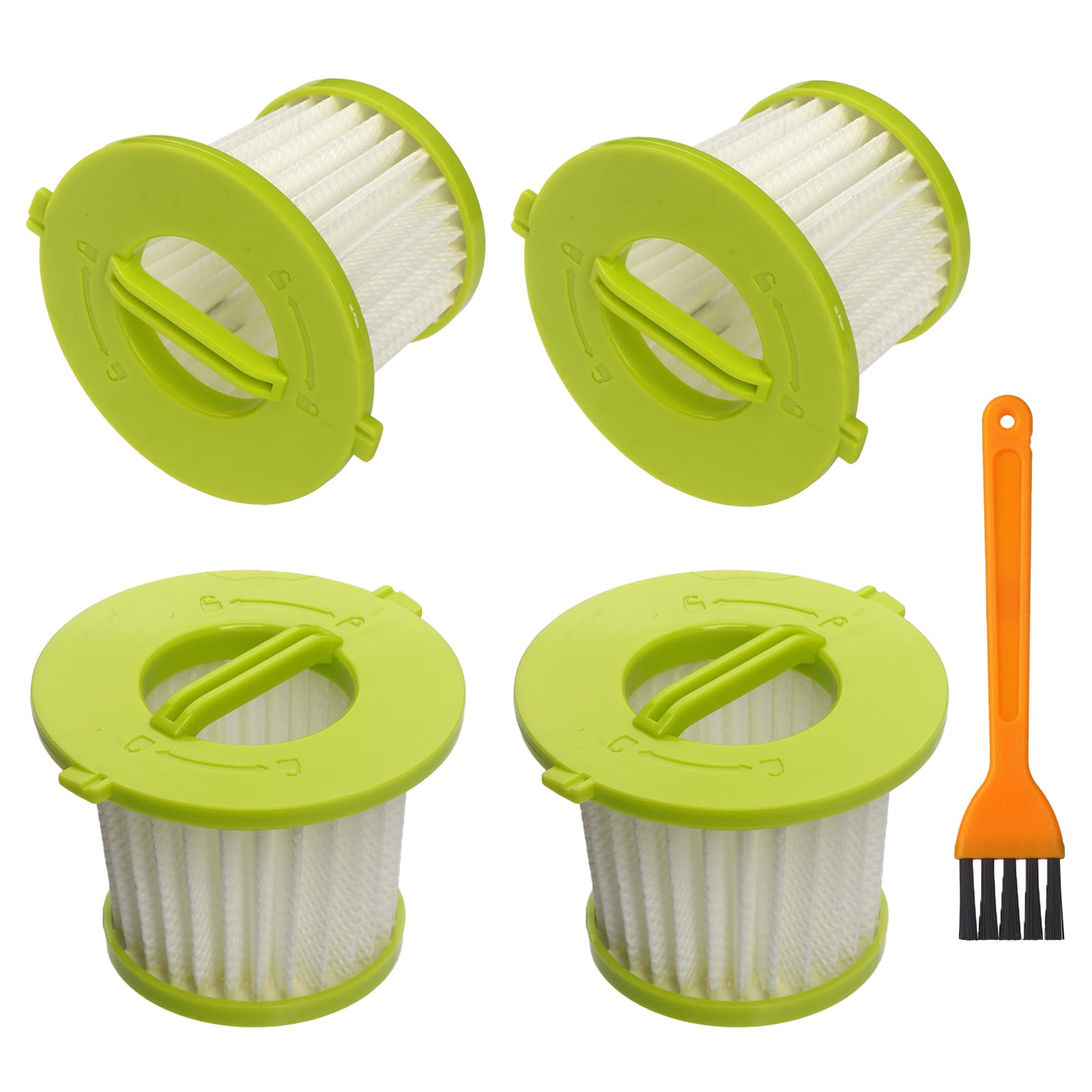4 Pack Replacement Filter Compatible with Ryobi ONE+ 18V Handheld Vacuum Models PCL700 PCL704 PCL705 Part # A32F05N A32HF00 Reus