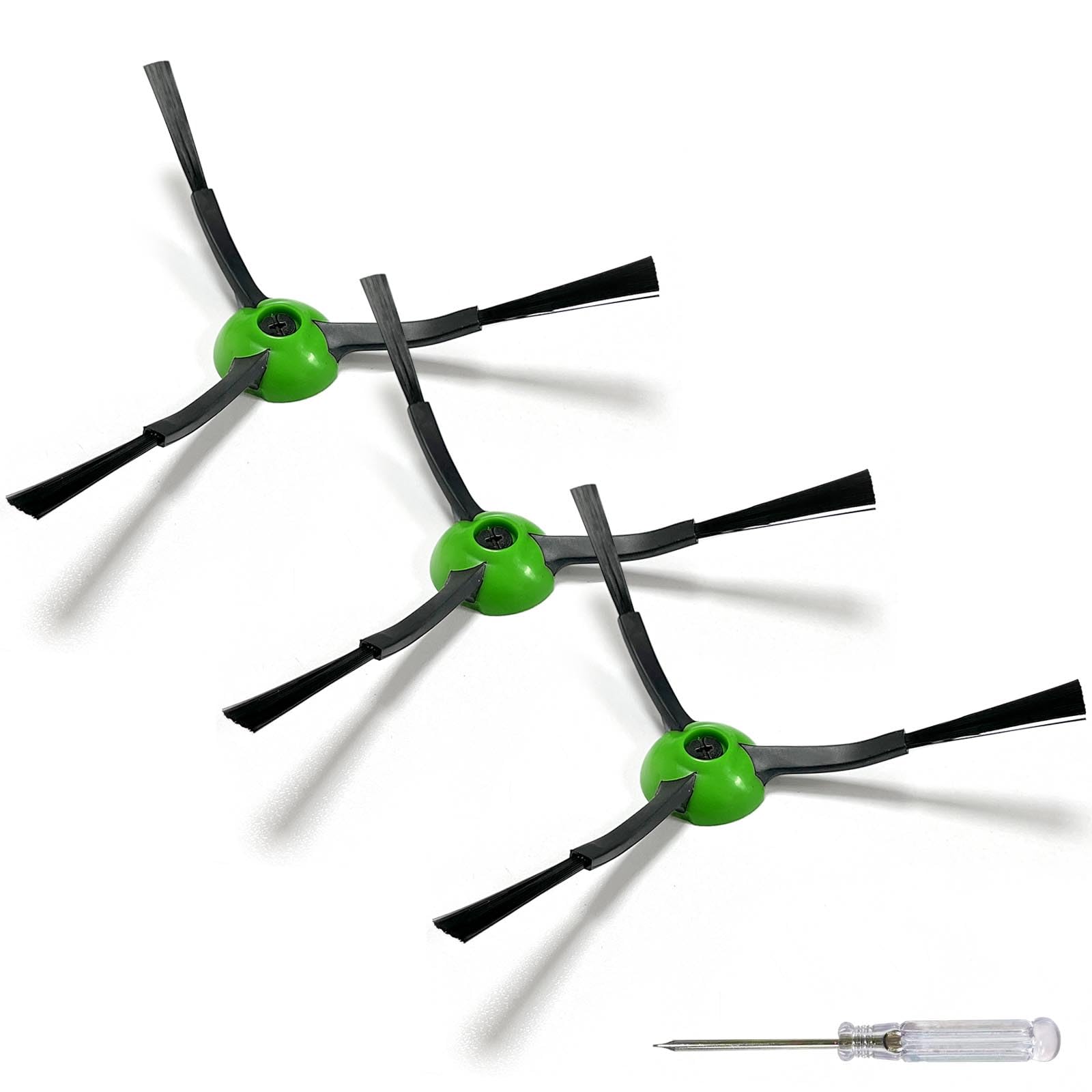 3 Pack Replacement Side Brushes for iRobot Roomba i & j & e Series Models