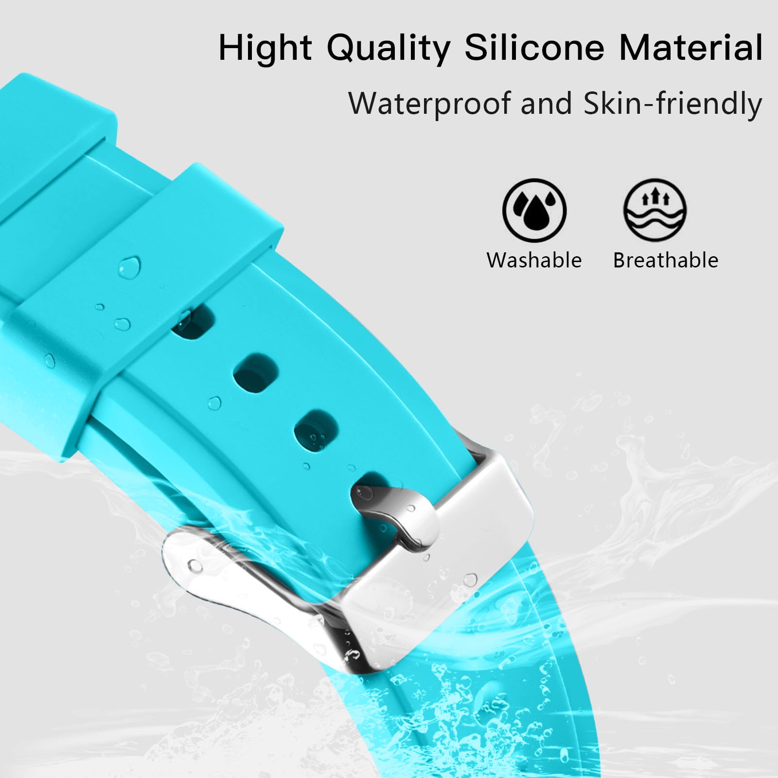 Lerobo Sport Bands Compatible With Samsung Galaxy Watch 7 6 5 Band 40Mm 44Mm/Galaxy Watch 6 4 Classic Bands 43Mm 47Mm 42Mm 46Mm/