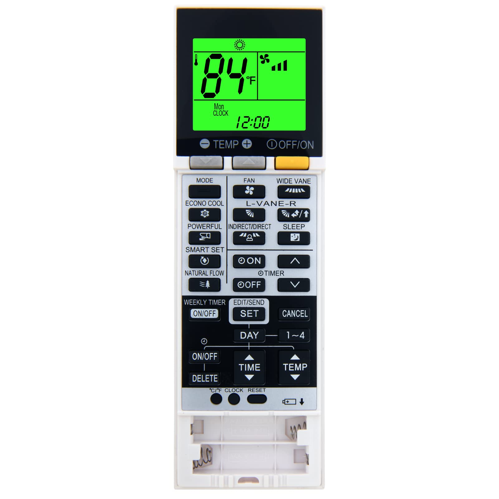 CHOUBENBEN Replacement for Mitsubishi Electric Mr. Slim Air Conditioner HVAC Remote Control MSZ-FH06NA MSZ-FH09NA MSZ-FH12NA MSZ