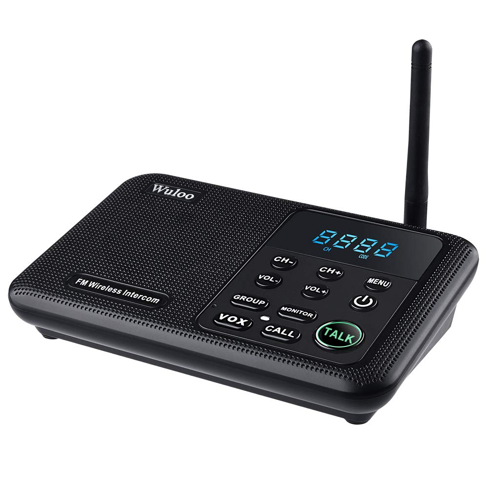 Expandable For Wuloo Intercoms Wireless For Home Wl888, 1 Mile Range 22 Channel 100 Digital Code (Only 1 Unit For Expandable The Original Intercom System, Can Not Work Without Other Units)