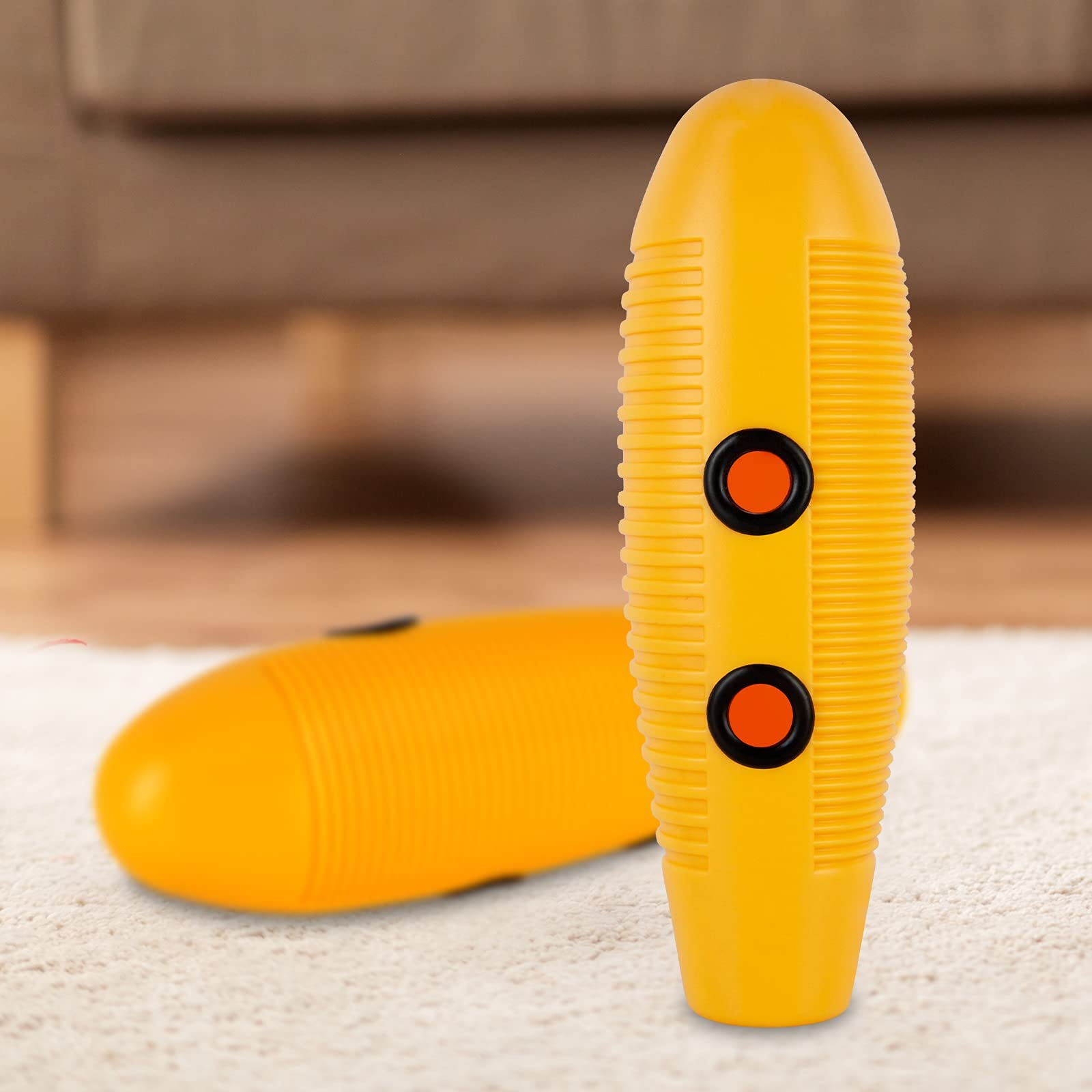 Eastrock Guiro Instrument 3.9''X13'' Fish Shaped Latin Percussion Instrument With 2 Scrapers Yellow Guiro Instrument Musical Tra