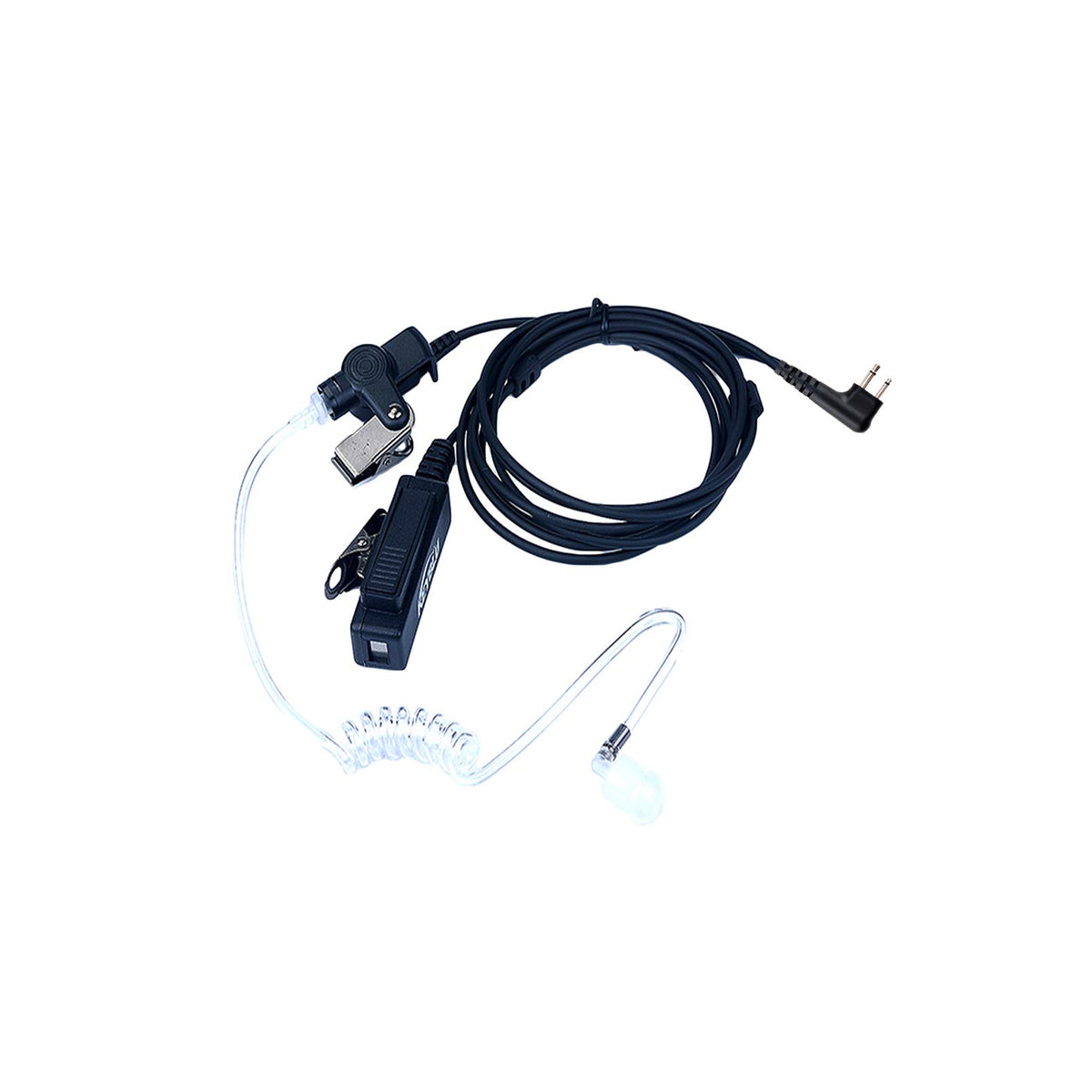 Keyblu Motorola Cls1110 Acoustic Tube Earpiece/Headset With Ptt And Mic Surveillance Kit For Motorola Walkie Talkie Rdm2070D Cp200 Cp200D Cls1410 Cls1413 Cls1450 Radio