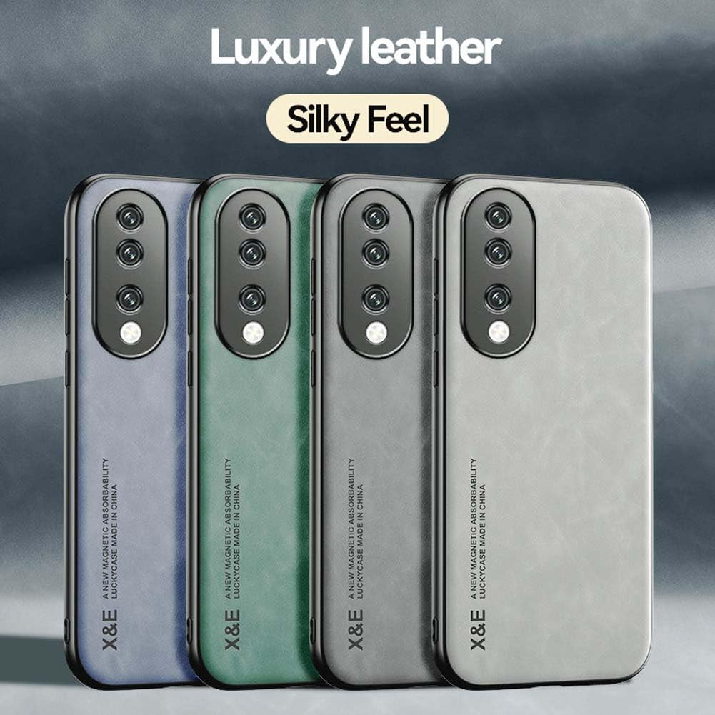 Kepuch Silklike Case For Honor 90   Cover Bumper Built In Metal Plate For Honor 90   Black