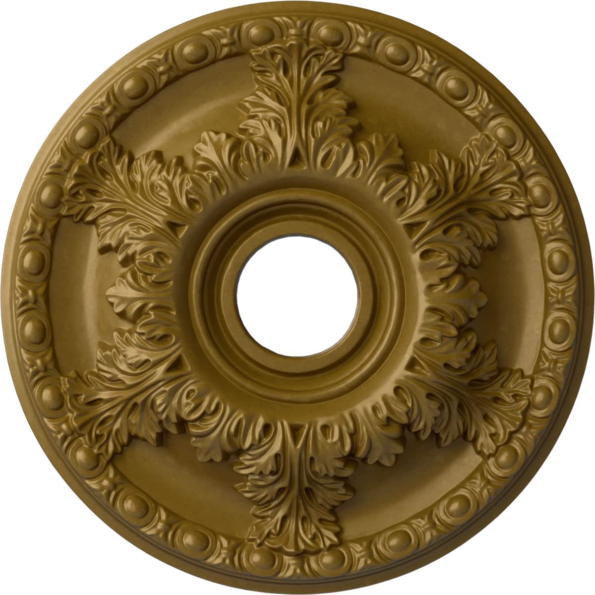 Ekena Millwork CM18GAGLS Granada Ceiling Medallion, Gold