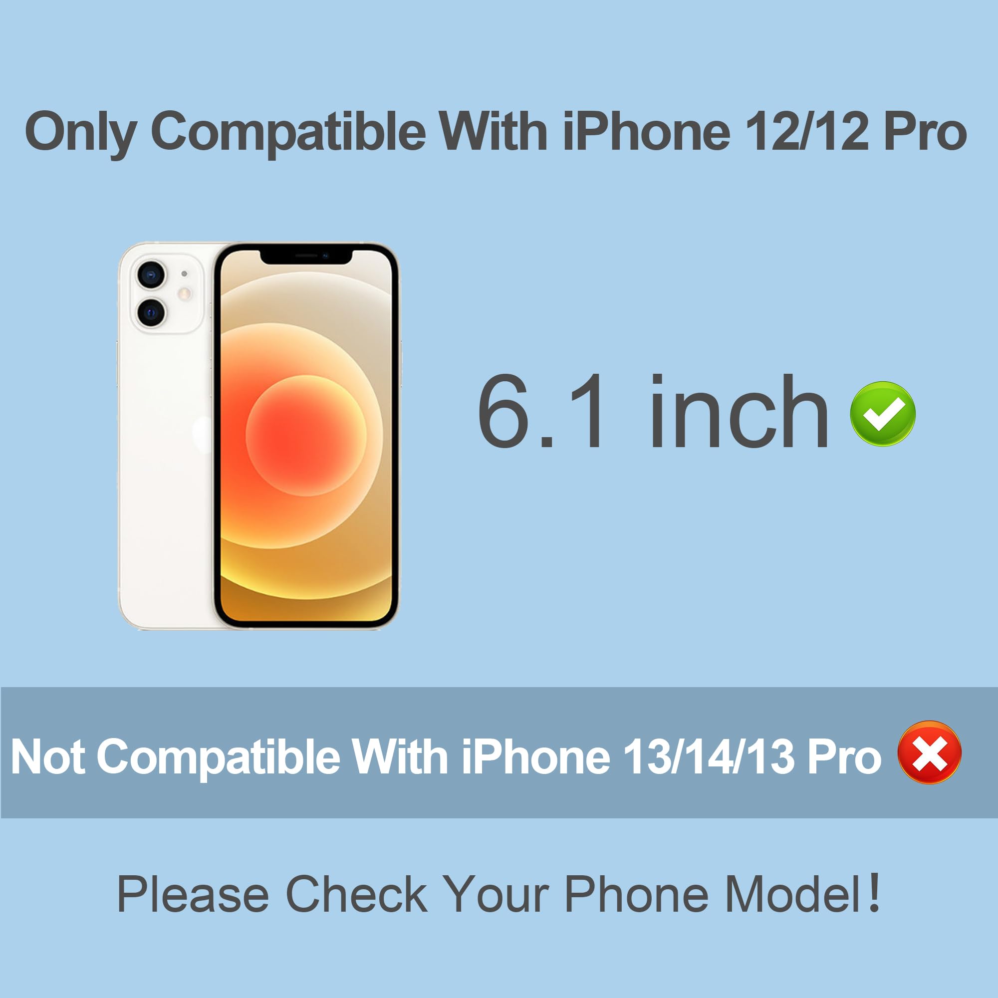 Pddkiss Compatible For Iphone 12/Iphone 12 Pro Privacy Screen Protector 6.1 Inch, Purple Gradient Colorful Anti Spy Anti Blue Li