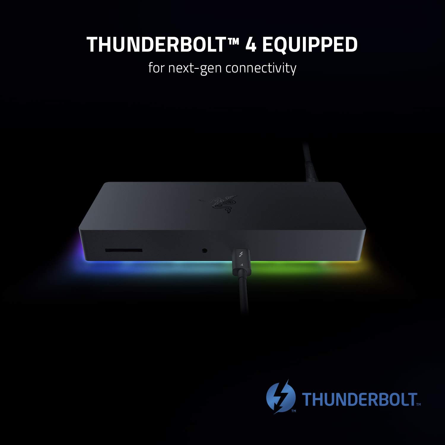 Razer Thunderbolt 4 Dock: 10 Ports In 1   Dual 4K Or Single 8K Video Output   Usb A And C Hub, 2.5 Gbe Thunderbolt 3, Mac, And P