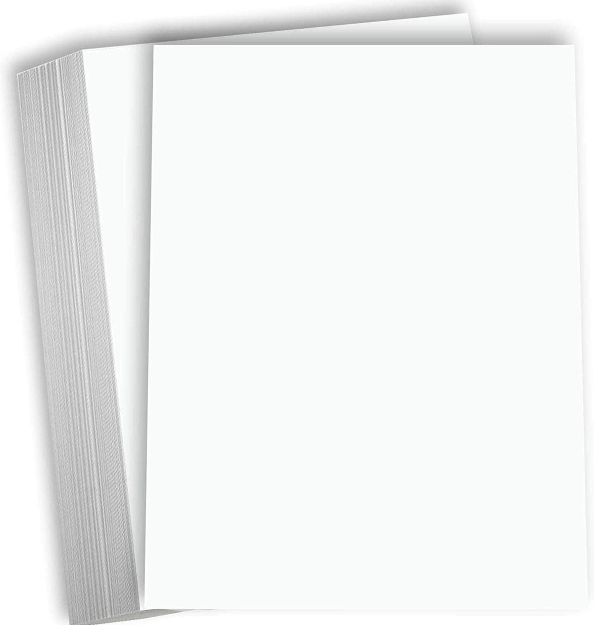 Hamilco White Cardstock Thick Paper   8 12 X 11 Blank Heavy Weight 100 Lb Cover Card Stock   For Brochure Award And Stationery P