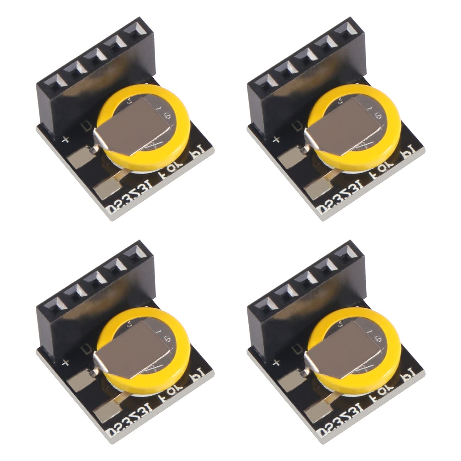 Dorhea 4Pcs Ds3231 Real Time Clock Module Rtc Clock Memory Module 3.3V/5V For Raspberry Pi