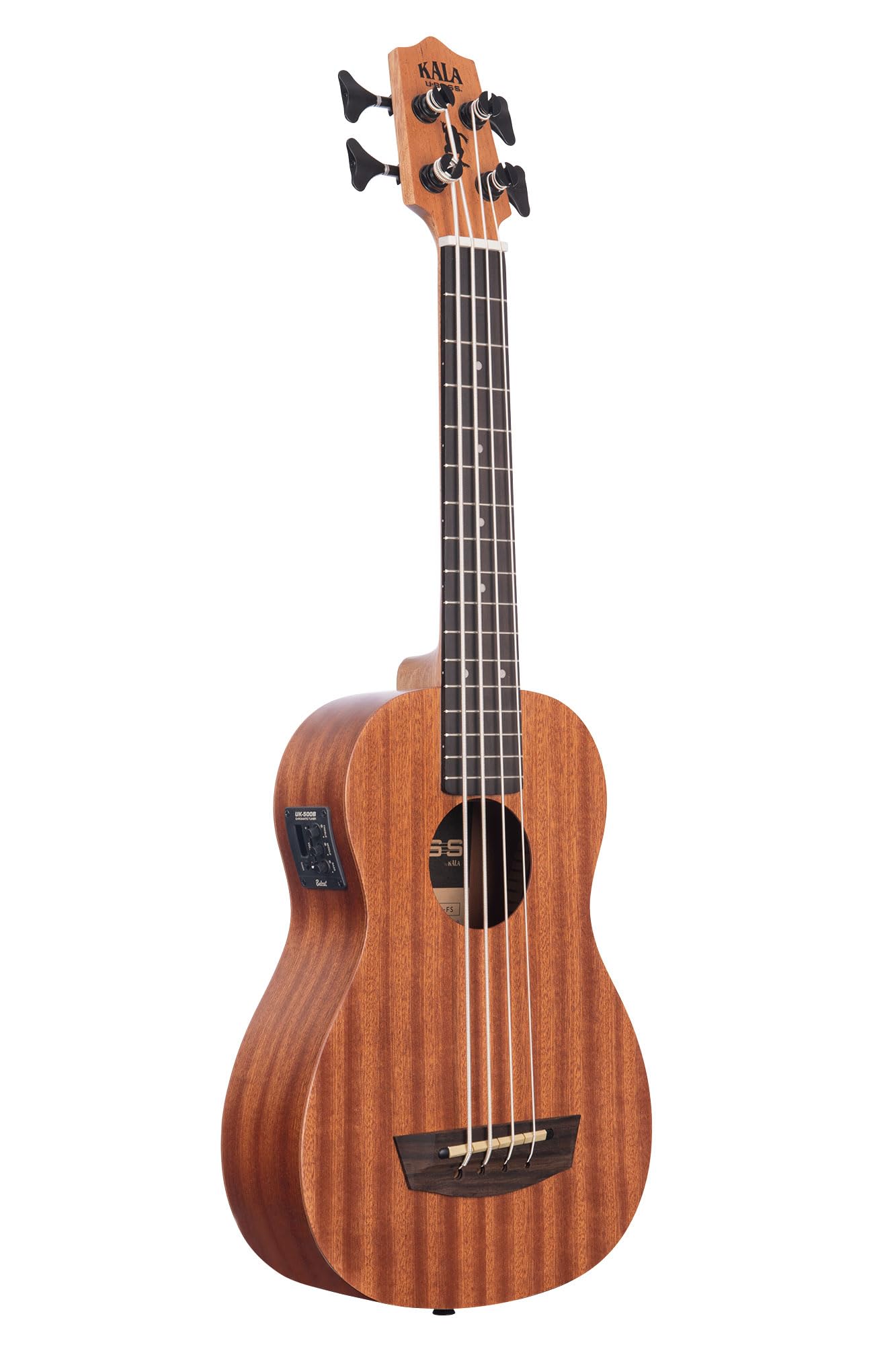 Kala Brand Music Co., 4 String Ukulele, Natural, Ubass Wndr Fs