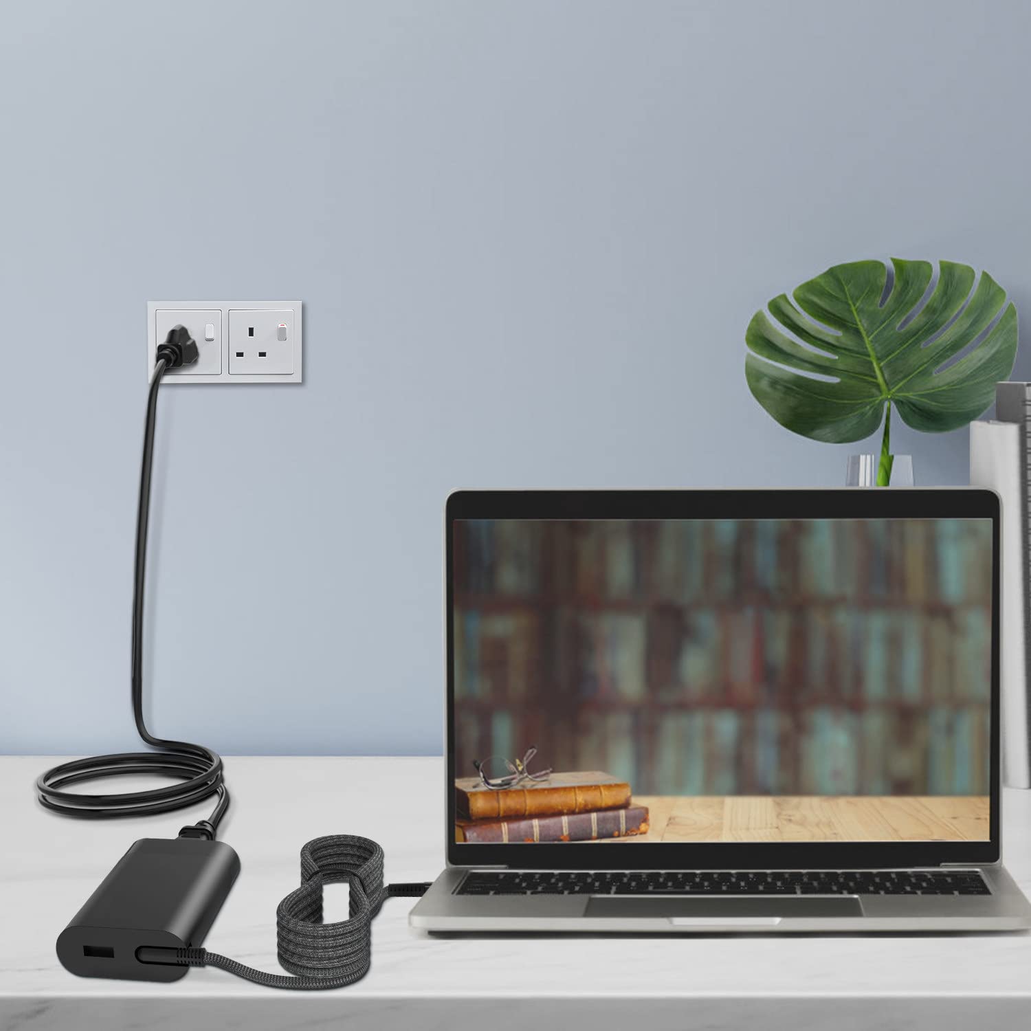 Slim 65W Usb C With Usb Ac Charger For Hp Spectre X360 X2 Hp Elite X2 Hp Elitebook X360 840 850 Hp Envy X360 Hp Probook X360 Hp