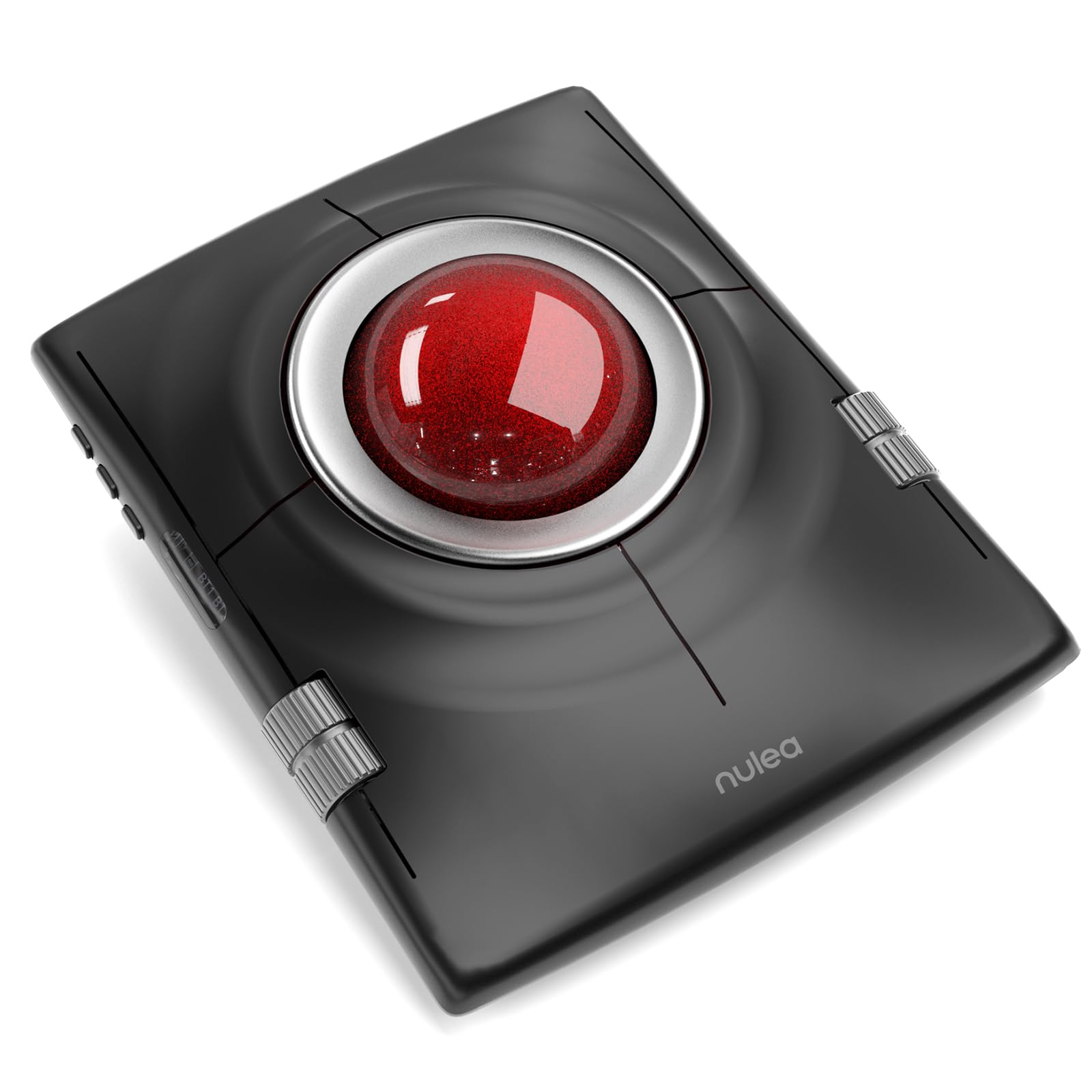 Nulea M512 Wireless Trackball Mouse, Ergonomic 55mm Trackball, 4 Level Adjustable DPI for Precise Control, Left or Right Hand Co