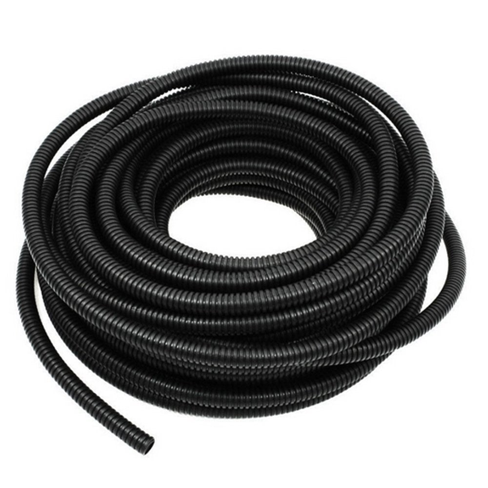 Esupport 3/8 Inch 20 Feet Split Loom Wire Flexible Tubing Conduit Hose