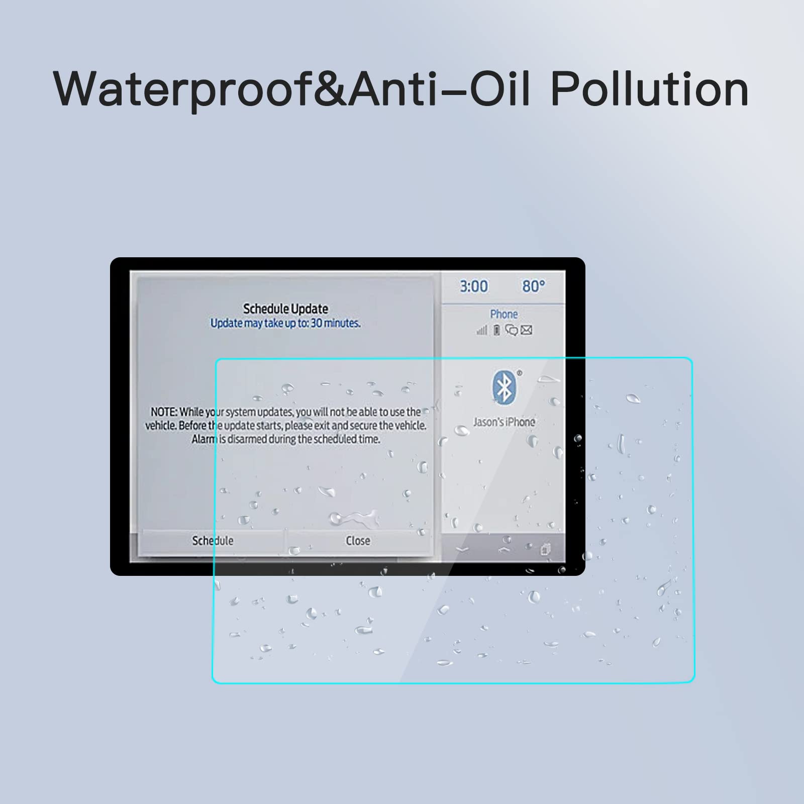 Carwiner Screen Protector For 2021 2024 2025 Ford F 150 12In Navigation Display Tempered Glass F150 Sync4 Touchscreen Protector Accessories (Hd)