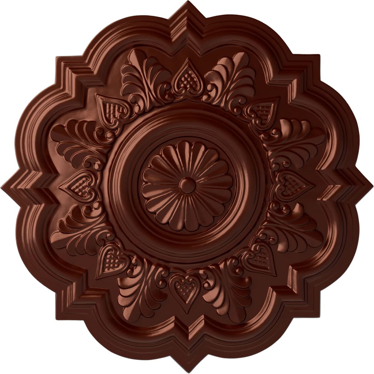 Ekena Millwork CM20DRACS Deria Ceiling Medallion, Antique Copper