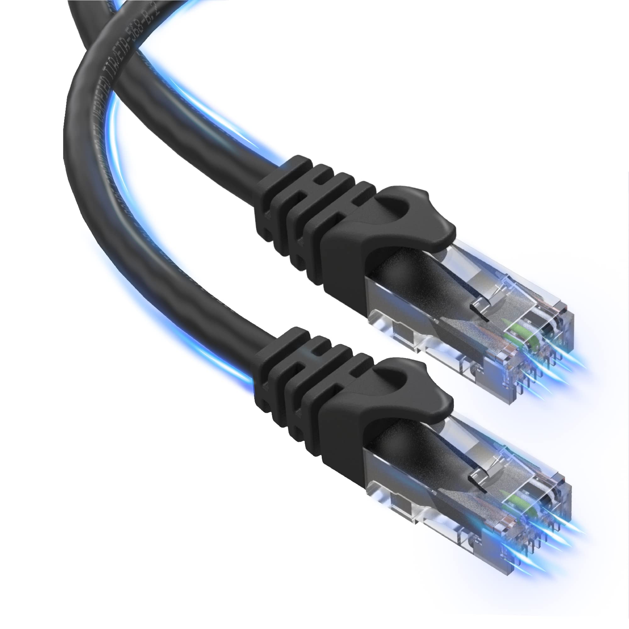 Ultra Clarity Cables Cat 6 Ethernet Cable 30 Ft, Outdoor&Indoor 10Gbps Ethernet Cable, High Speed Cat6 Cable Rj45 Lan Internet C